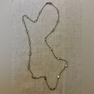 Italian Murano Glass Bead Necklace (23 inches)